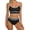Black, variant on Women Bathing Suits 2 Piece Women High Cut Bikini Sets String Sexy Swimsuit Two Piece Underwire Bathing Suit Cheeky Cut Out Cute Swimwear(Black,XL)