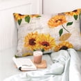 thumbnail image 4 of Sikiie Sunflower 5 Pillow Covers, Throw Pillow Case Cushion Covers,Cushion for Bedroom,Couch,Home-16"x24", 4 of 6