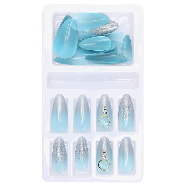 Punta de uñas reutilizable, 24 piezas de puntas de uñas postizas, puntas de uñas postizas, las mejores de su clase