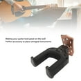 thumbnail image 4 of Support Mural pour Guitare, Crochet de Fixation en Bois avec Verrouillage Automatique, Support de Cou pour Guitare, Accessoires pour Instruments de Musique, 4 of 7