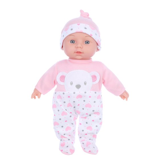 Doll Clothes for 12 Inch Dolls 12 Inch Cute Soft Baby Dolls, Vinyl + Cotton Baby Dolls with Clothes Set Realistic Doll Look Real Gift for Girl Baby Doll Clothes 12 Inch