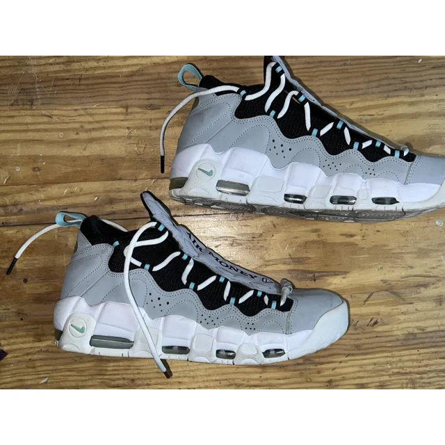 Ni - ke Ni - ke Air More Money Island Green Wolf Grey AJ2998-003 Men’s Size 10 used
