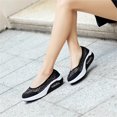 thumbnail image 6 of Women's Lace Flats Casual Penny Loafers Retro Comfortable Slip-On Fashion Boat Shoes Classic Flats shikongkuajing, 6 of 7