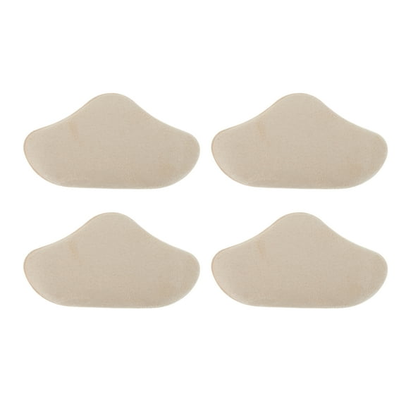 Unique Bargains 2 Pair Heel Pads Soft Thickened Heel Pads for Shoes Apricot