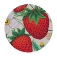 thumbnail image 2 of PIKWEEK Cartoon Strawberry Flower Round Fitted Tablecloth, Cute Elastic Tablecloth for Round Tables, Waterproof Table Cover, 2 of 7