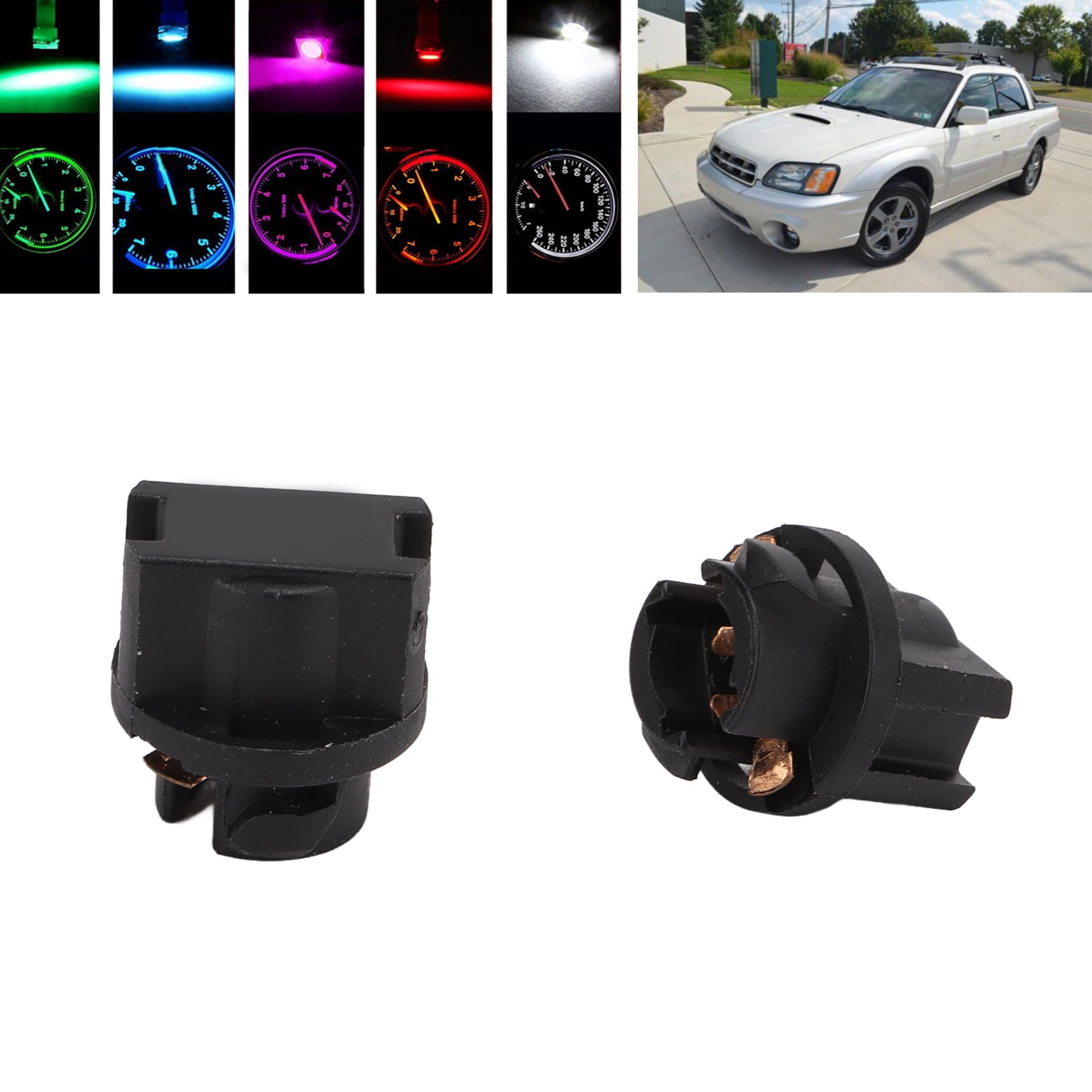 Ccdes Dash Light Socket Holder,T5 Twist Lock Socket,12V T5 74 2721 LED