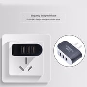 100 W QC3.0 + PD Car Charger | Dual 31 in Retractable C-C Cables & USB-A/C Ports | Voltage Display Fast Charge 4 Devices