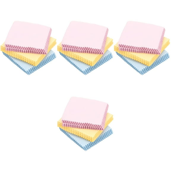 Hemoton 240 pcs Cleaning Cloths Sunglasses Eyeglasses Wiping Cloths Jewelry Cleaning Cloths