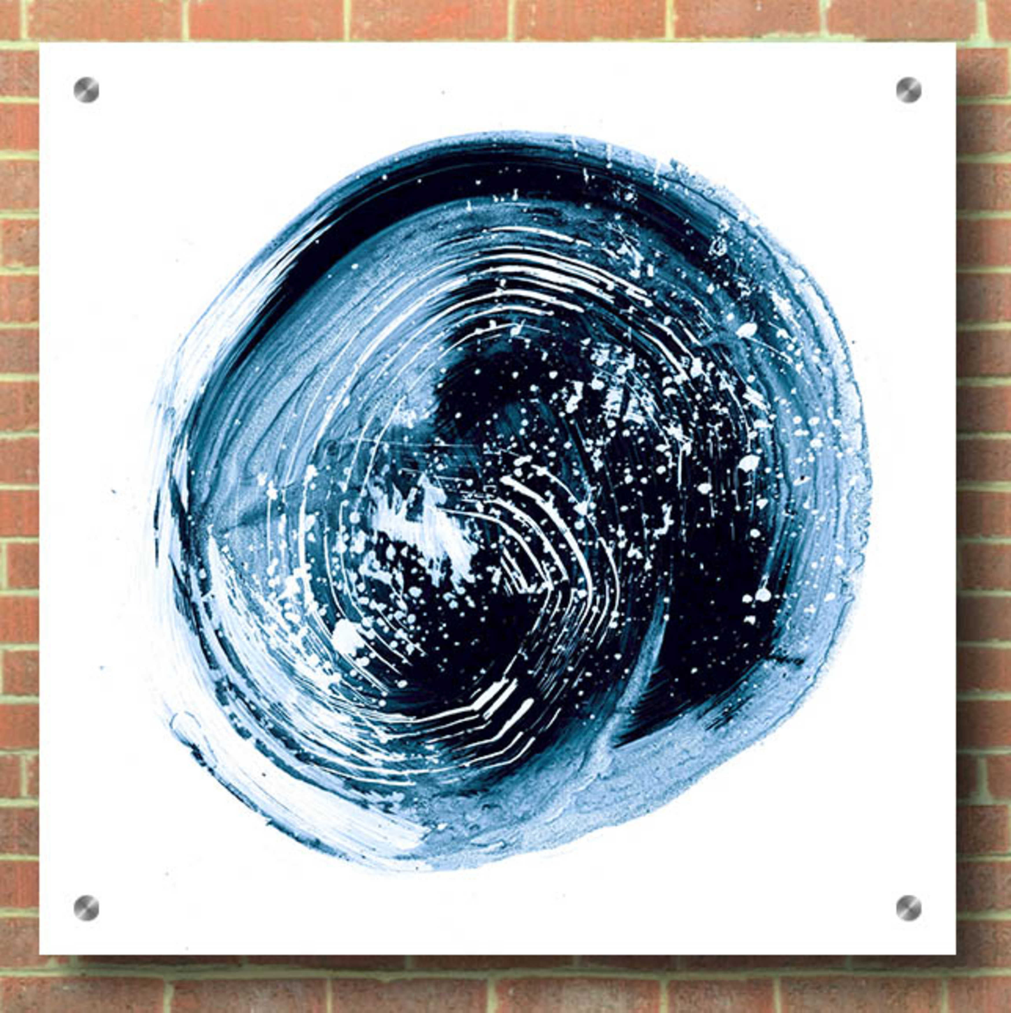 Acrylic Glass Wall Art Indigo Nebula III by Ethan Harper
