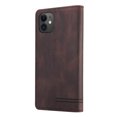 thumbnail image 2 of Dteck Wallet phone case for iPhone11 Handmade Wallet Phone Case PU Leather Flip Folio Case with Card Slot, TPU Shockproof Inner Case Compatible with iPhone11 6.1 inch,Brown, 2 of 11