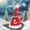 A, variant on VVQ 6 Inch Swinging Lights Christmas Hat, Illuminated Santa Claus Hat Decoration for Tree, Festive Christmas Hat for Mantel Table Shelf Party 6 in