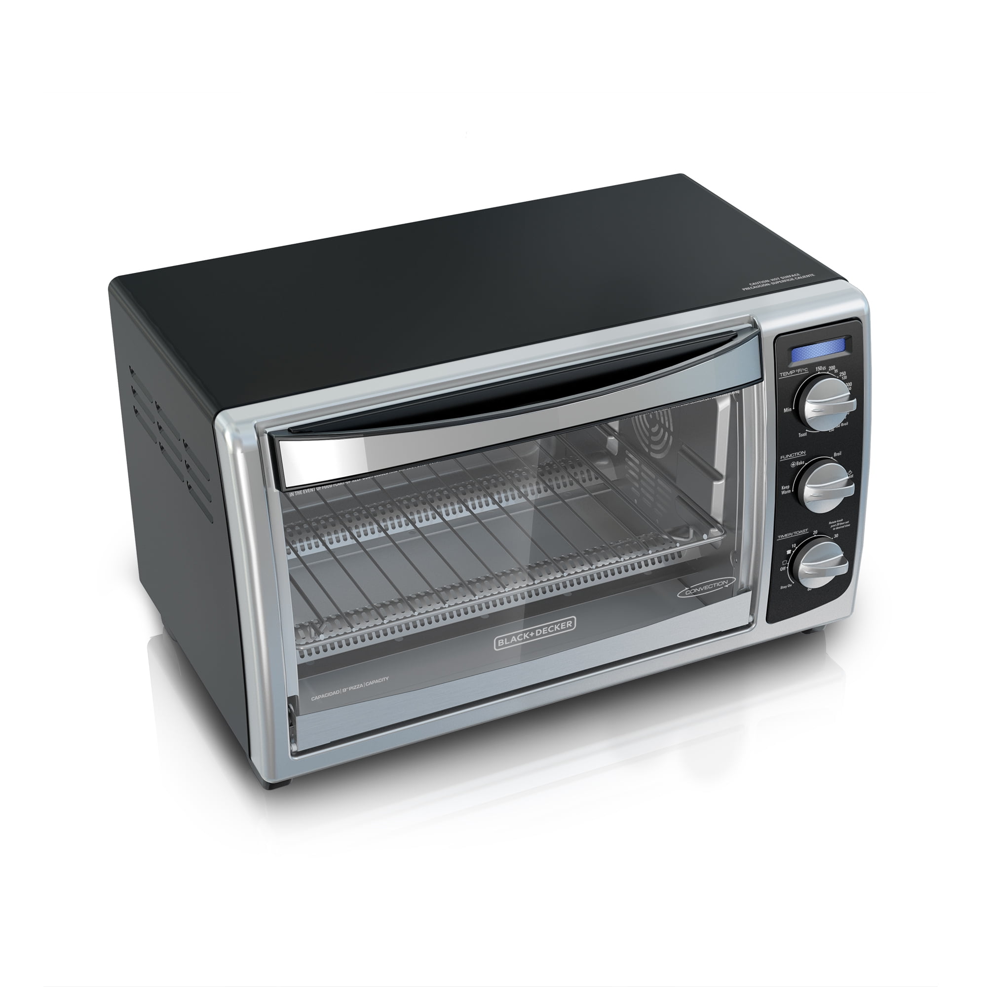 BLACK+DECKER 6 Slice Toaster Oven - Black