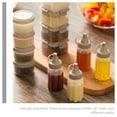 thumbnail image 2 of Miangastore 4pcs Mini Condiment Squeeze Bottles Leakproof Mini Ketchup Sauce Bottles, 2 of 8