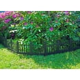 thumbnail image 7 of Estate Series Wrought-Iron Style Border Fencing – Resin Construction – 10 Feet - Black, 7 of 7
