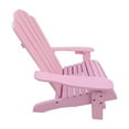 thumbnail image 5 of Kids Adirondack Chair, Child-Friendly Populus Wood Patio Chair, Beautiful Wood-Texture Weather Resistant and Durable Toddler Outdoor Chair for Garden, Lawn, Indoor (Pink), 5 of 6