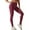Wine, variant on PEASKJP Flared Leggings for Women High Waisted Crossover Workout Lounge Bell Bottom Jazz Dress Pants, White M