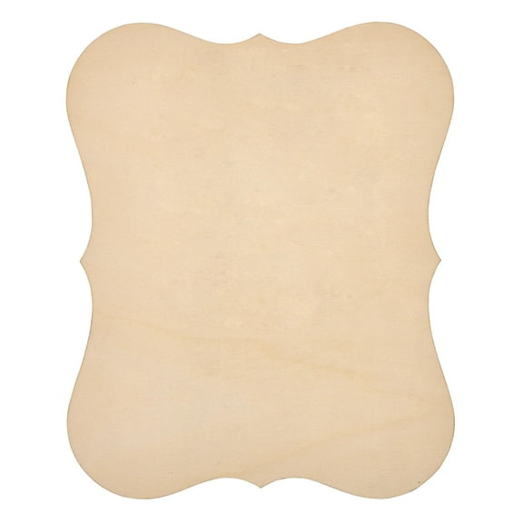 Hello Hobby Wood Fancy Cut Plaque, 8.75 in x 6.63 in