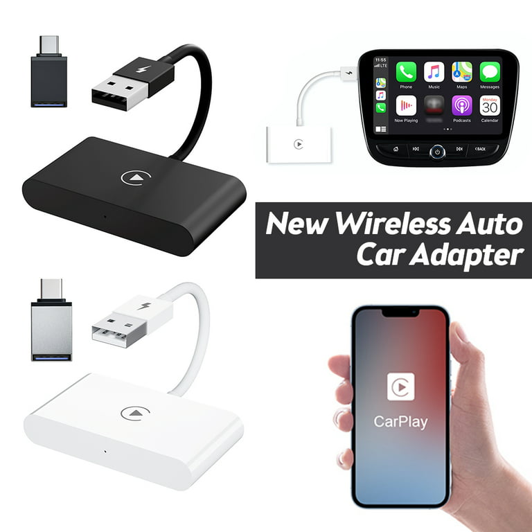 Virwir Wireless Apple Carplay Adapter, for Iphone Factory Wired Apple  CarPlay Car Plug-and-Play (Please Check If It Fits Your Car Before  Buying!!!!) 