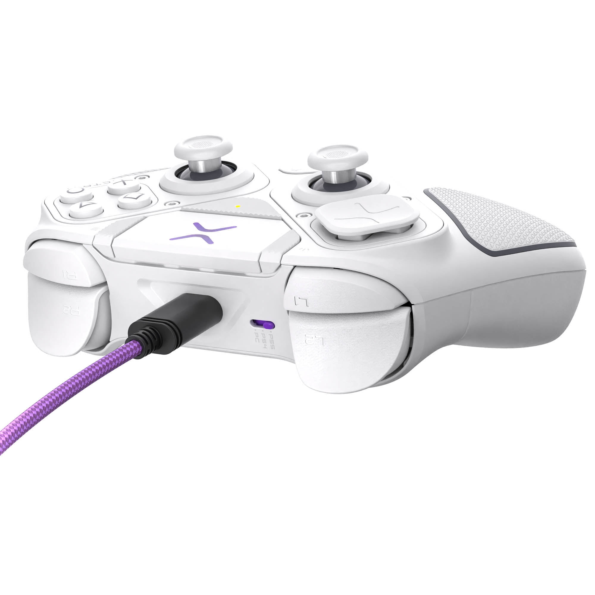 Turtle Beach Victrix Pro BFG Reloaded Wireless Modular Gaming Controller for PlayStation 5, PlayStation 4, PC; Fightpad Module, Hall-Effect Thumbsticks/Triggers, Remappable Buttons - White