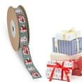 thumbnail image 5 of 8 Yard Christmas Ribbon Xmas Decor Decorative Multipurpose DIY Gift Wrapping Ribbon for Bouquets Greeting Cards Wreath Decor Green House, 5 of 9