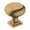 Champagne Bronze, variant on Amerock Surpass 1-1/4 inch (32mm) Diameter Matte Black Cabinet Knob, 2 Pack