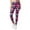 Pink, variant on Women's Camoflage Printed Activewear Leggings - Pink , L