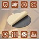 thumbnail image 4 of Uxcell Almohadillas de Muebles EVA de 9 Pulgadas, Paquete de 5, Almohadilla Redonda de Espuma Adhesiva Antideslizante de 2 mm de Grosor, 4 of 7