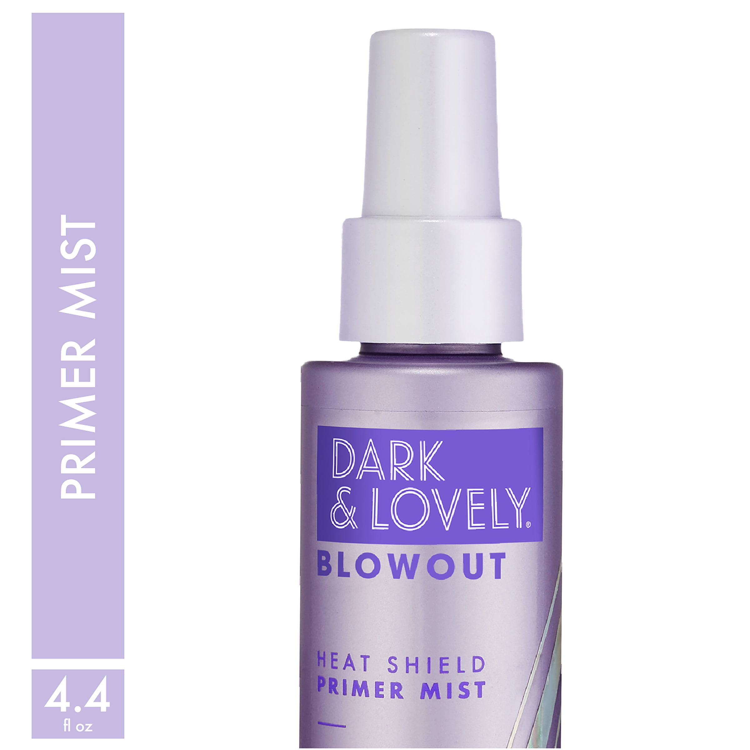 Dark and Lovely Blowout Heat Shield Hair Primer, Blow Dry Spray & Heat Protectant with Castor