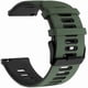 thumbnail image 1 of Two-Tone Silicone Watch Band for Fitness Tracker - Red & Black Interchangeable Strap for Running Watches, 1 of 5