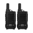 thumbnail image 2 of 2 unidades de mini walkie talkies manos libres con radio bidireccional AC100-240 V para sitio de construcción Hotel enchufe del Reino Unido, 2 of 9