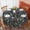 Pioneer Flower Floral-2, variant on Pioneer Flower Floral Print Pattern Round Tablecloth 70"x70", Wrinkle Resistant Wipeable Table Cover for Kitchen Dining Room Picnic Patio and Party