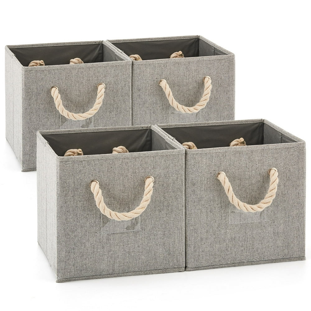 ezoware set of 6 basket collapsible storage cube for nursery
