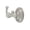 Satin Nickel, variant on Deltana R2010-CR003 R-Series Robe Hook Double Lifetime Polished Brass