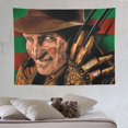 thumbnail image 6 of Horror Freddy Krueger Tapestry Wall Hanging Wall Art Decor Wall Tapestry for Living Room Bedroom Dorm 60"x80", 6 of 8
