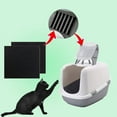 thumbnail image 6 of Qzbhct 4 Pack Activated Carbon Filters Absorbing Odors for Hooded Cat Litter Box and Pans, 6 of 7
