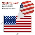 thumbnail image 2 of 5pcs USA Flag Vinyl Sticker, Large Patriotic Decals For Car, Truck Window, Auto Bumper-4.5 Inches By 2.6 Inches, 2 of 7