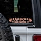 thumbnail image 2 of Hot Girls Hit Curbs With Small Stars Vinyl Decals And Stickers Car Styling Vinyl Windows Bumper Decoration Labels, 2 of 4