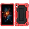 thumbnail image 4 of FIEWESEY Case for Onn 8 inch Gen 4 Tablet Case (2024 Model) 100135923 Slim Heavy Duty Built in Stand Hard Back Shell Protective Case with Shoulder Strap for Onn 8 inch Gen 4 Tablet (Red/Black), 4 of 7