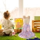 thumbnail image 4 of Falda para Perros Pequeños | Ropa de Pascua Estilo Princesa | Vestido Suave y Cómodo para Todas Las Estaciones | Ropa Ligera para El Hogar | Opciones En Blanco, Rosa y Azul, 4 of 6