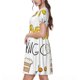 thumbnail image 2 of Disketp Home Cooking para Vestido de Manga Corta para Mujeres, Vestidos de Verano para Mujeres, Casual y Holgado para la Playa, 2 of 6