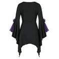 thumbnail image 4 of Tejiojio Costumes for Women Clearance Women Gothic Criss Cross Sequined Insert Sleeve Dress, 4 of 5