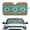 Aztec African Tribal, variant on Yuyamidu Aztec African Tribal Car Windshield Sun Shade Portable Automotive Windshield Sunshades for SUV Van Auto Interior Accessories UV Sun and Heat Reflector