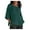 Green, variant on Besolor Women's Plus Size Cotton Linen Shirts Crewneck 3/4 Sleeve Summer Tops Casual Loose Solid Color Blouse Tees