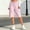 Pink, variant on NAISIBABY Girls Cargo Shorts Size 12, Multi-Pockets Lightweight Elastic Waist Kids Outdoor Bermuda Shorts (4-15T)