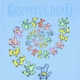 thumbnail image 3 of Grateful Dead Men's Dancing Bears Spiral Design Adult Crewneck Pullover Sweatshirt, 3 of 4
