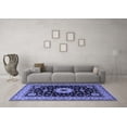 thumbnail image 3 of Ahgly Company Indoor Rectangle Persian Blue Traditional Area Rugs, 7' x 10', 3 of 4