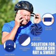 thumbnail image 4 of 3 Pieces Helmet Liner With Neck Mask, Cooling Skull Cap Sweat Wicking Cap, 4 of 4