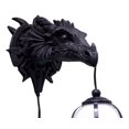 thumbnail image 5 of Ebros Large Sculptural Shadow Basilisk Dragon Wall Sconce Electrical Spherical Ball Lamp Fantasy Gothic Wall Plaque Decor, 5 of 5