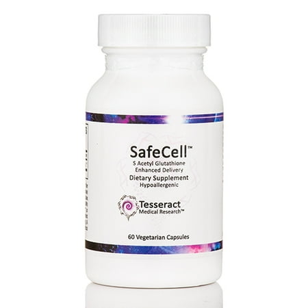SafeCell - 60 Vegetarian Capsules by Tesseract Medical (Best Medical Research Sites)