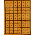 thumbnail image 1 of Ahgly Company Indoor Rectangle Abstract Dark Orange Abstract Area Rugs, 2' x 3', 1 of 6